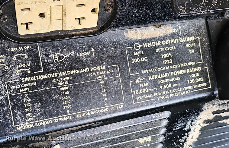 image for item NP9022 Lincoln Electric Ranger 350D  welder/generator