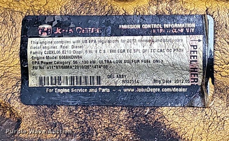 image for item NP9057 2012 John Deere 544K  wheel loader