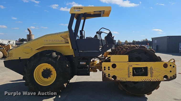 image for item NP9102 2012 Bomag BW213PDH-40  single drum vibratory roller