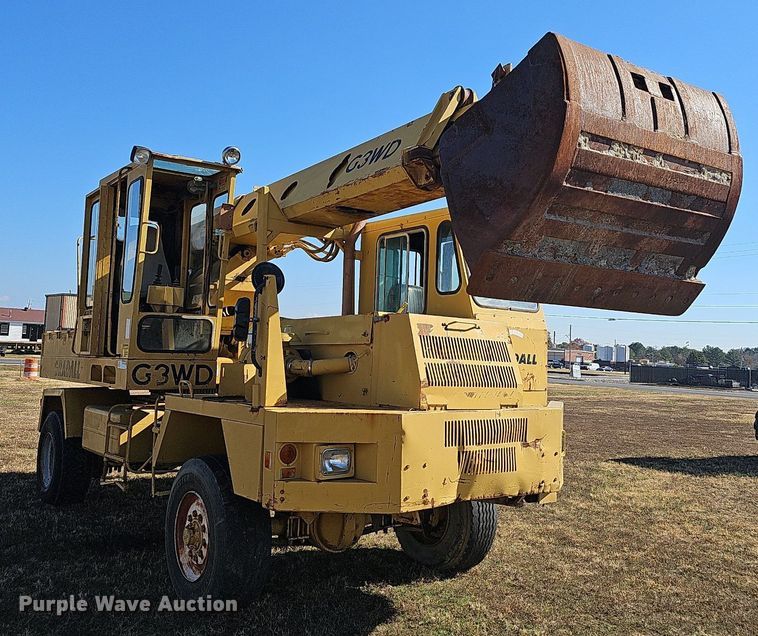 image for item NP9116 1997 Gradall G3WD  wheeled excavator