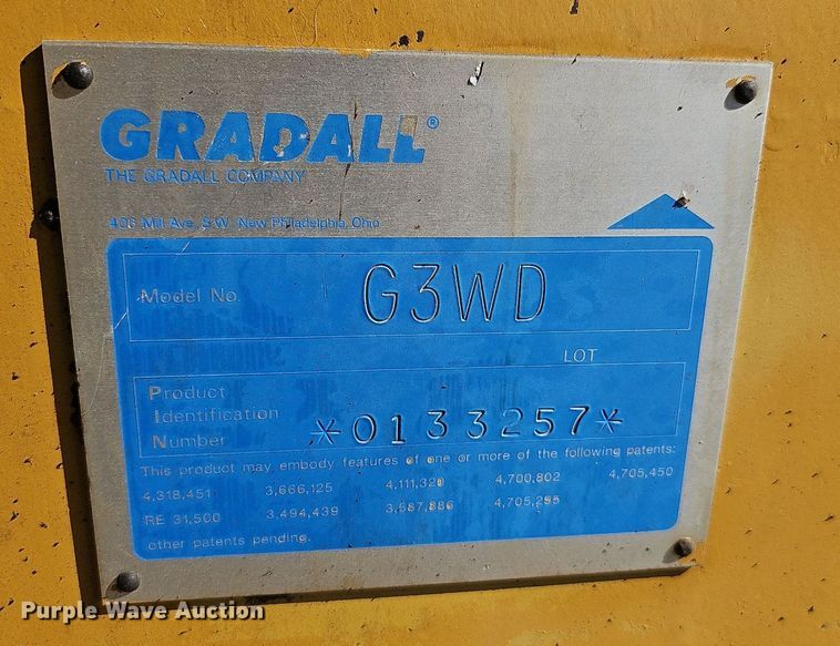 image for item NP9116 1997 Gradall G3WD  wheeled excavator