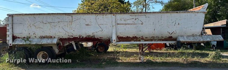 image for item NQ9341 1999 Shop built  end dump trailer