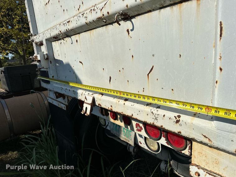 image for item NQ9341 1999 Shop built  end dump trailer