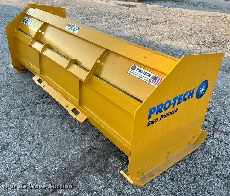 image for item NQ9975 Pro-Tech SPO8S  skid steer snow pusher