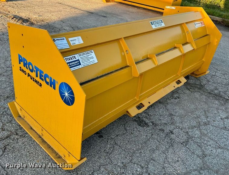 image for item NQ9975 Pro-Tech SPO8S  skid steer snow pusher