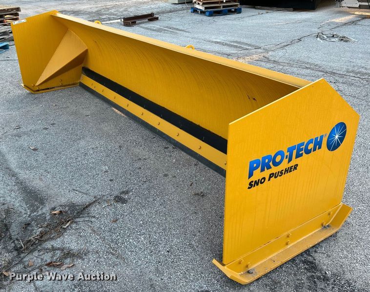 image for item NQ9976 Pro-Tech SP12B  snow pusher backhoe attachment