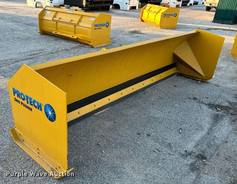 image for item NQ9976 Pro-Tech SP12B  snow pusher backhoe attachment