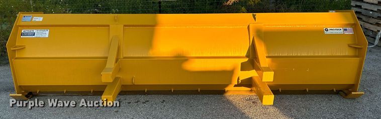 image for item NQ9976 Pro-Tech SP12B  snow pusher backhoe attachment