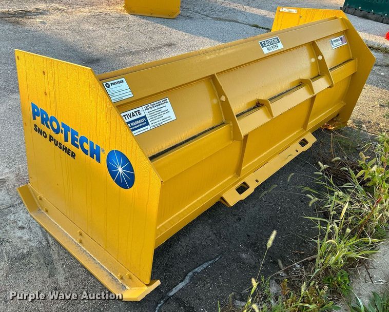 image for item NQ9977 Pro-Tech SPO8S  skid steer snow pusher