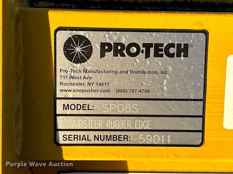 image for item NQ9978 skid steer snow pusher