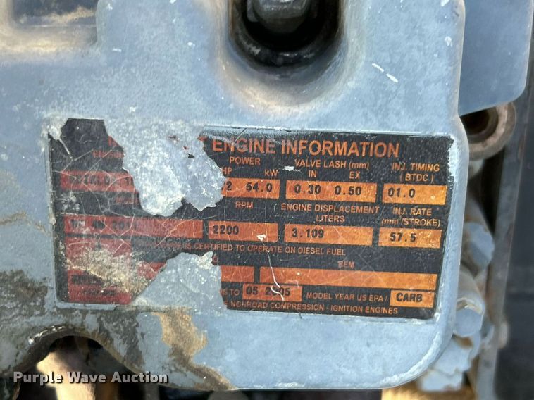 image for item NR9027 2005 Bobcat 442C  mini excavator