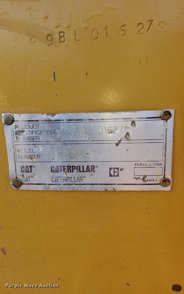 image for item NR9270 1997 Caterpillar 963B  track loader