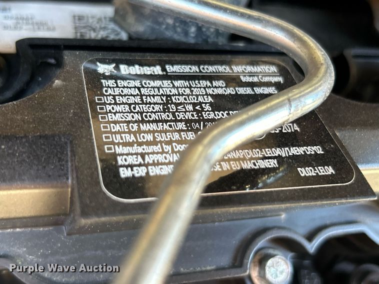 image for item NR9274 2019 Bobcat T450  tracked skid steer loader