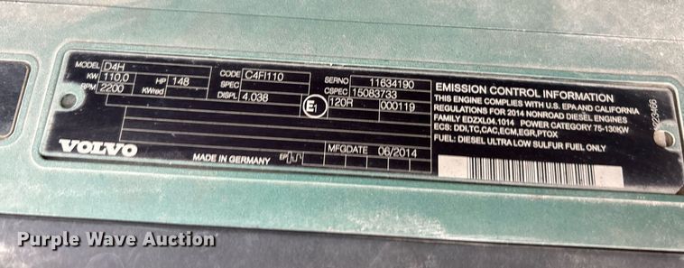 image for item NR9276 2015 Volvo DD120B  double drum roller