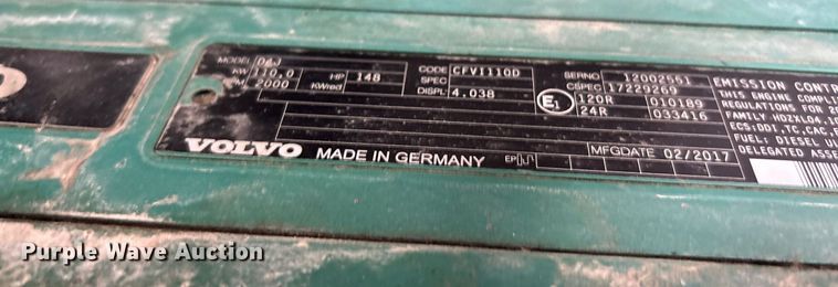 image for item NR9278 2017 Volvo DD120C  double drum roller