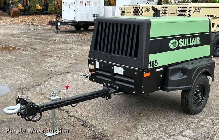 image for item NR9291 2023 Sullair 185D  air compressor