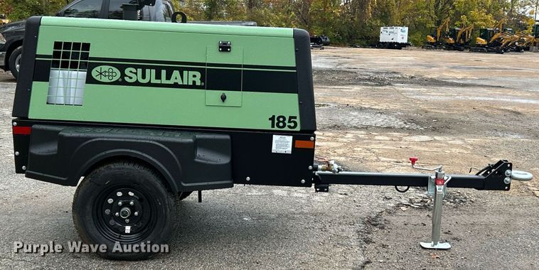 image for item NR9291 2023 Sullair 185D  air compressor