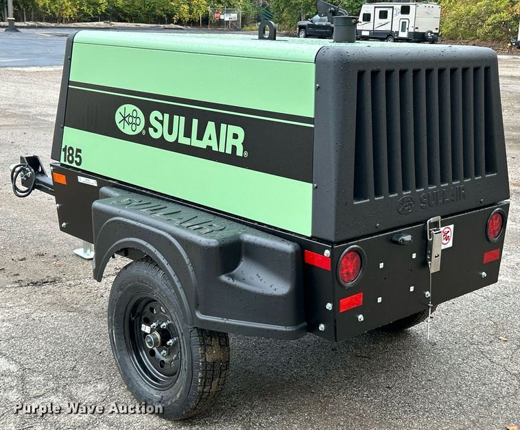image for item NR9291 2023 Sullair 185D  air compressor