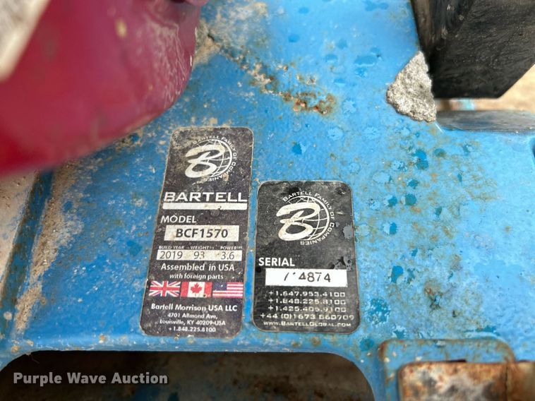 image for item NR9300 (2) Bartell BCF1570 plate compactors