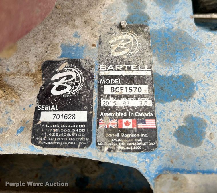 image for item NR9300 (2) Bartell BCF1570 plate compactors