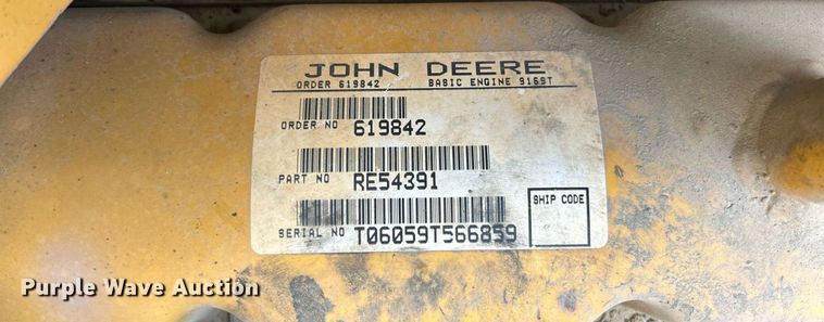 image for item NR9317 1997 John Deere 710D  backhoe
