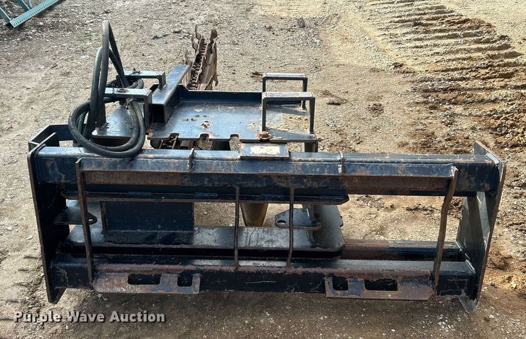 image for item NR9318 John Deere TR48  skid steer trencher