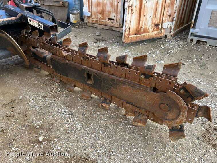 image for item NR9318 John Deere TR48  skid steer trencher
