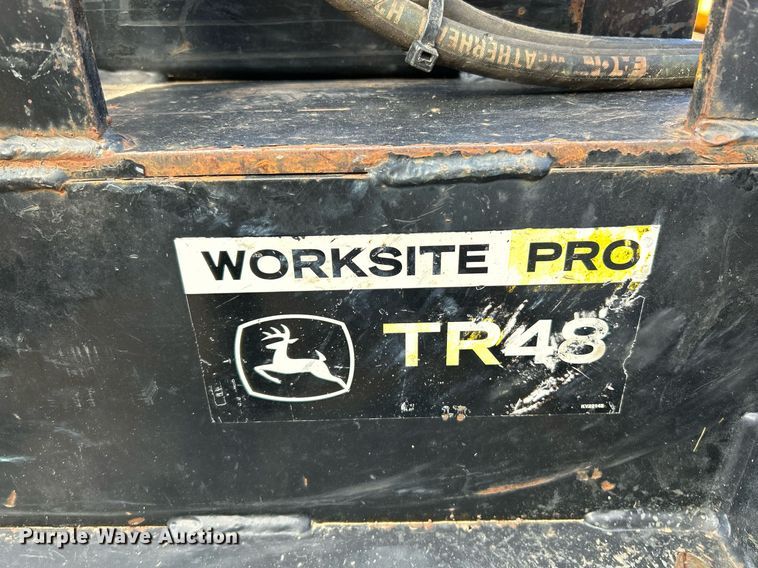 image for item NR9318 John Deere TR48  skid steer trencher