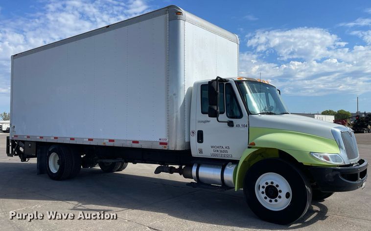 image for item NX9873 2013 International 4300  box truck with fuel/lube system