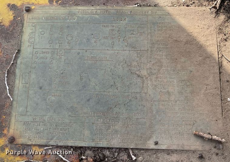 image for item NX9959 Pettibone SM-710  soil stabilizer / recycler