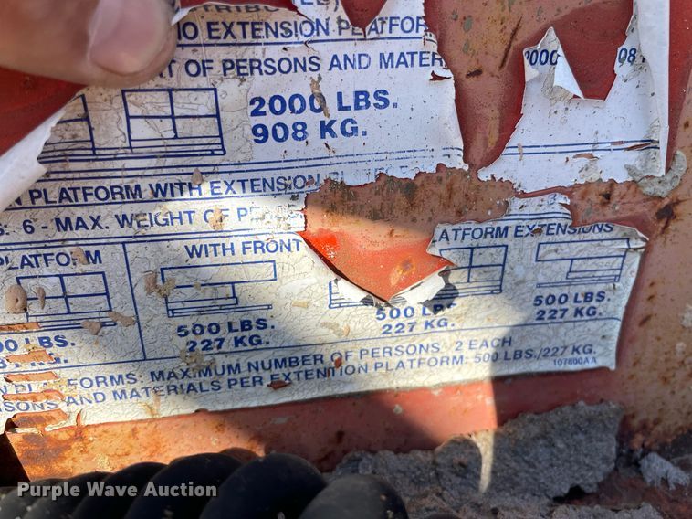 image for item NX9969 1996 Sky Jack SJ9250  scissor lift