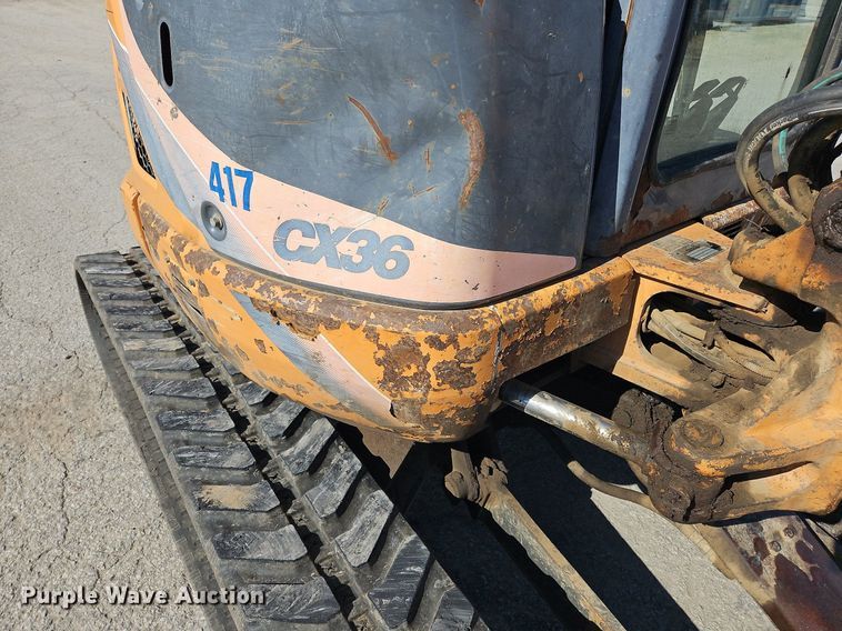 image for item NZ9046 2003 Case CX36  mini excavator