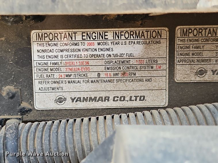 image for item NZ9046 2003 Case CX36  mini excavator