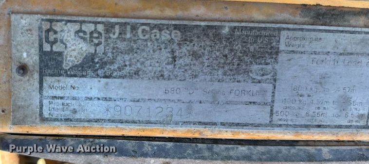 image for item OA9026 1982 Case 584D  forklift