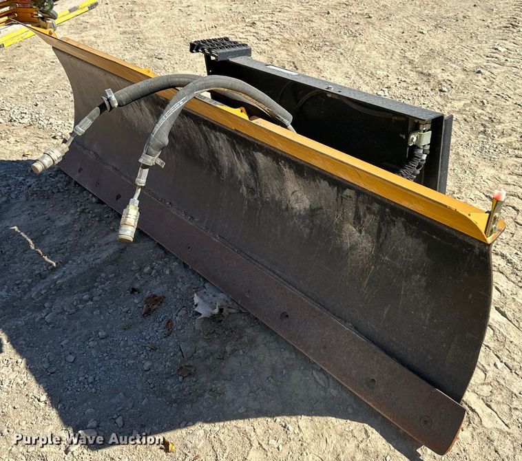 image for item OA9028 Caterpillar  84" W skid steer snow plow