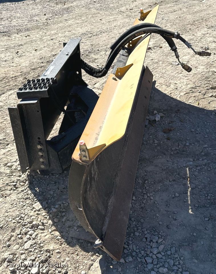 image for item OA9028 Caterpillar  84" W skid steer snow plow