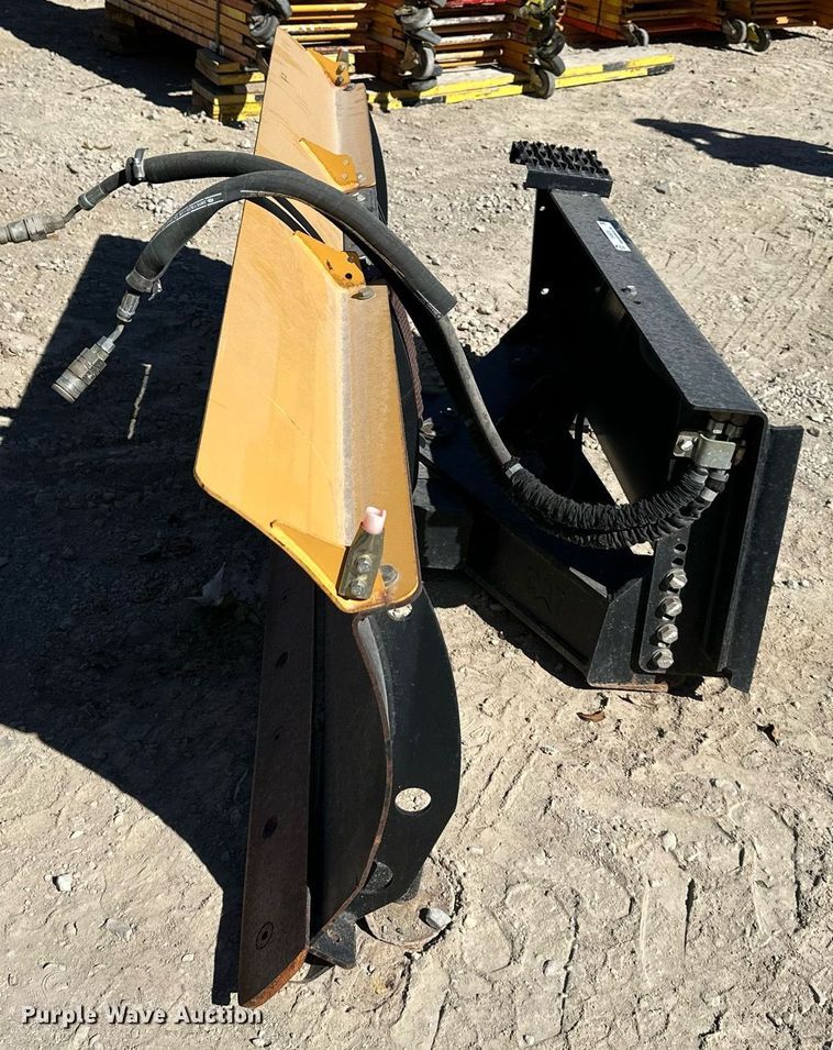 image for item OA9028 Caterpillar  84" W skid steer snow plow