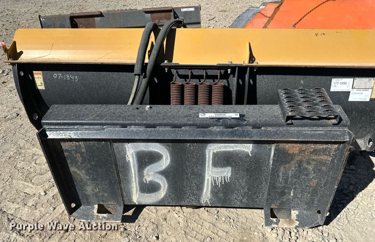 image for item OA9028 Caterpillar  84" W skid steer snow plow