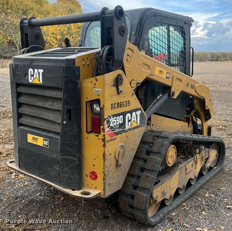 image for item OA9037 2014 Caterpillar 259D skid steer loader