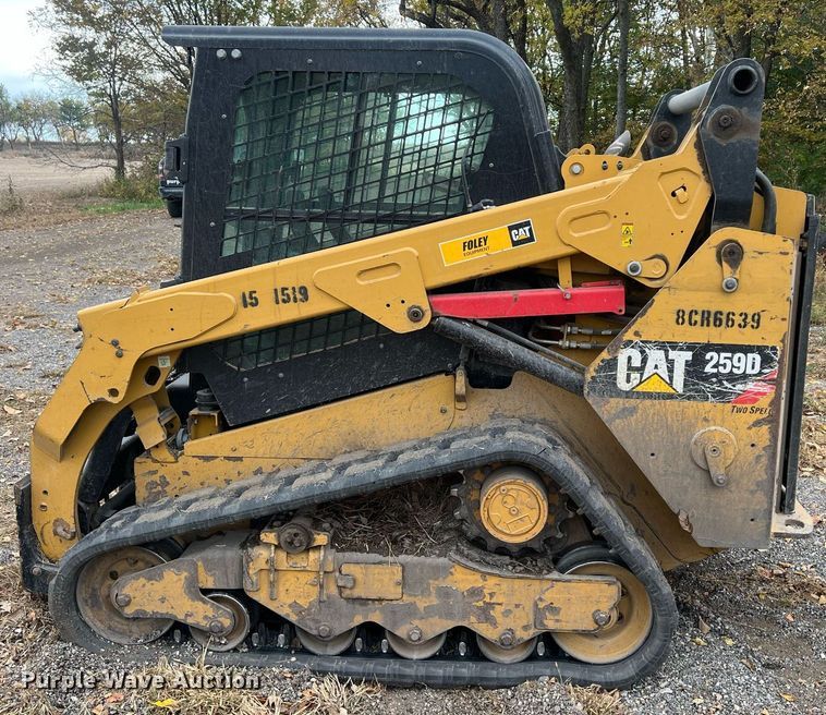 image for item OA9037 2014 Caterpillar 259D skid steer loader