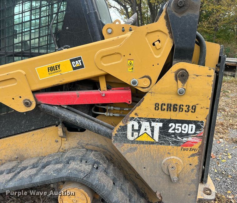 image for item OA9037 2014 Caterpillar 259D skid steer loader