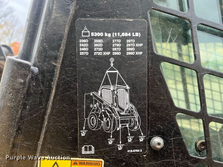 image for item OA9037 2014 Caterpillar 259D skid steer loader