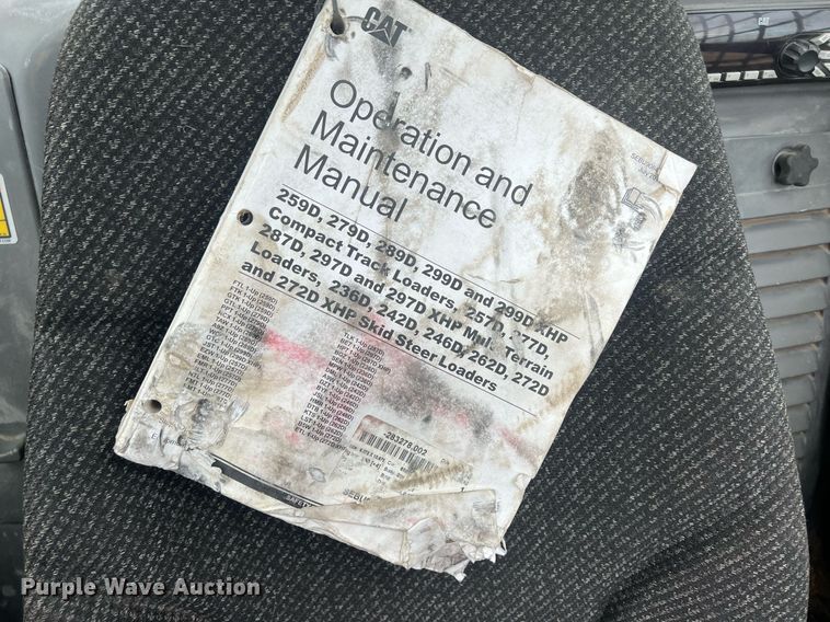 image for item OA9037 2014 Caterpillar 259D skid steer loader