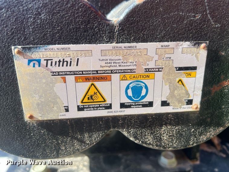 image for item OA9062 2018 Ditch Witch MV800  vacuum trailer