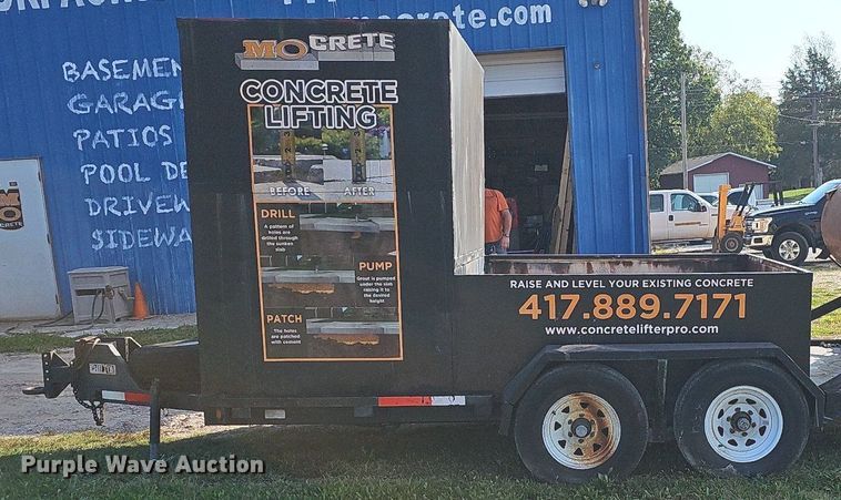 image for item OG9483 Mudjack equipment with trailer