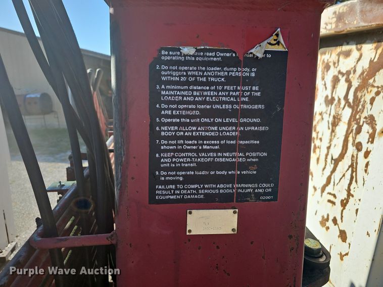 image for item OG9518 2000 Sterling L-Line  dump truck