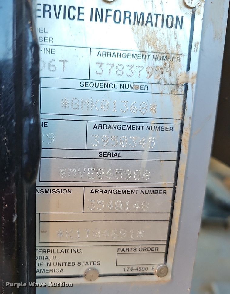 image for item OG9543 2014 Caterpillar D6T XL  dozer