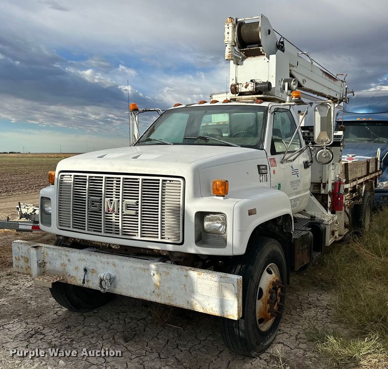 image for item OK9025 1998 GMC C7500  crane truck