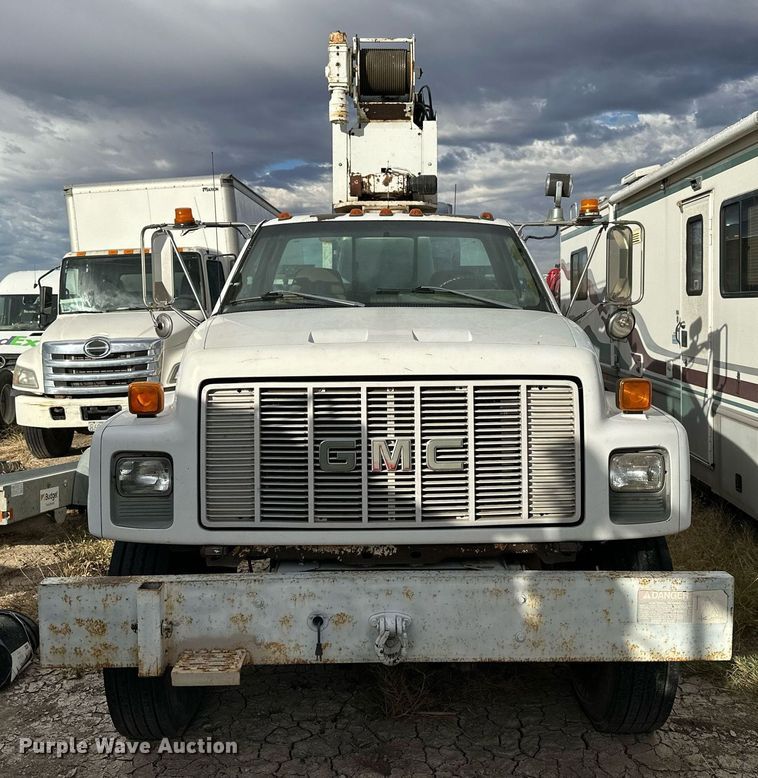 image for item OK9025 1998 GMC C7500  crane truck