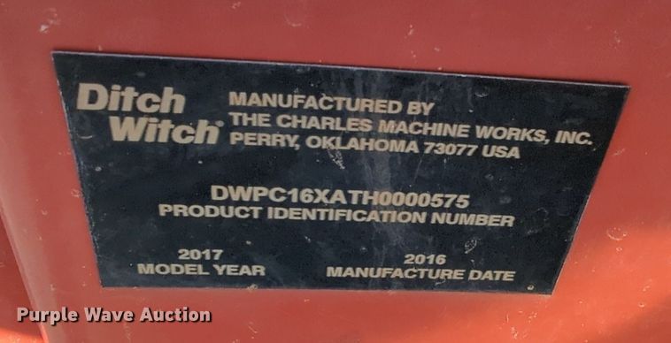 image for item OL9050 2017 Ditch Witch C16X  trencher